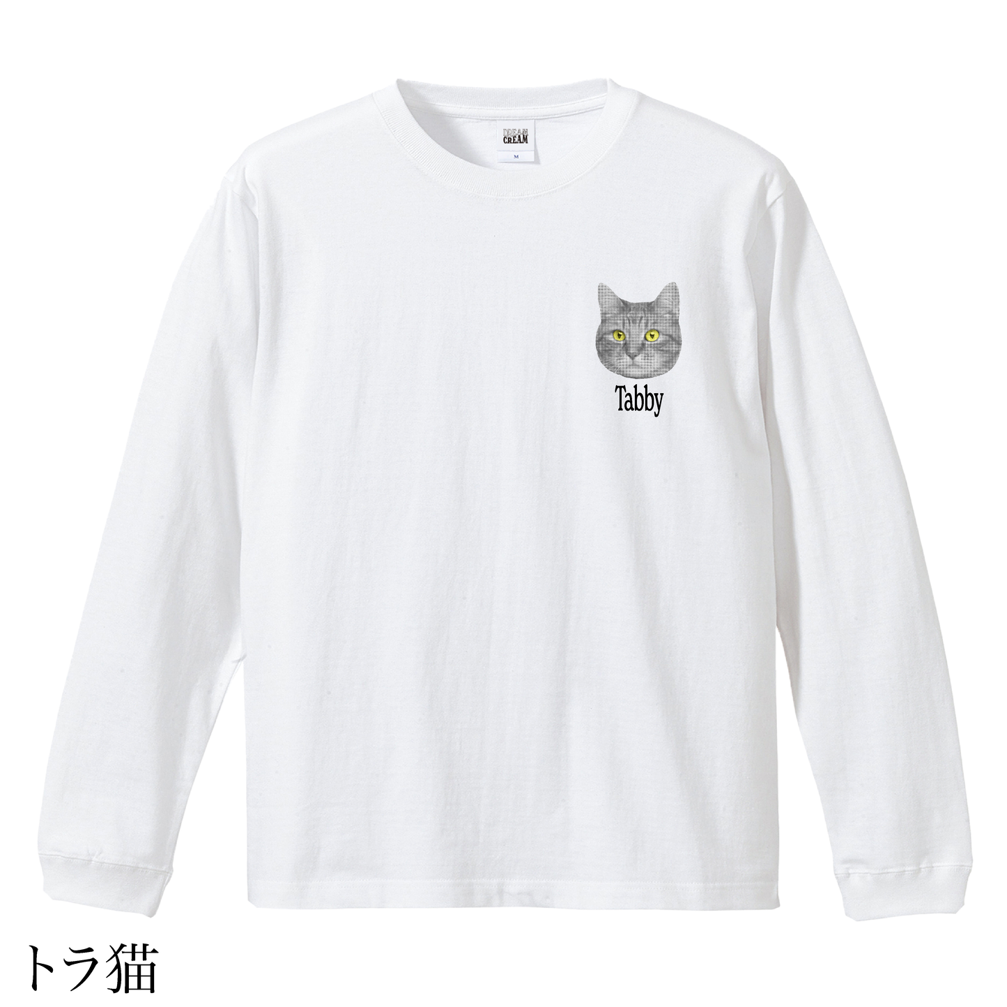 Tシャツ(長袖)"CAT/NEON"