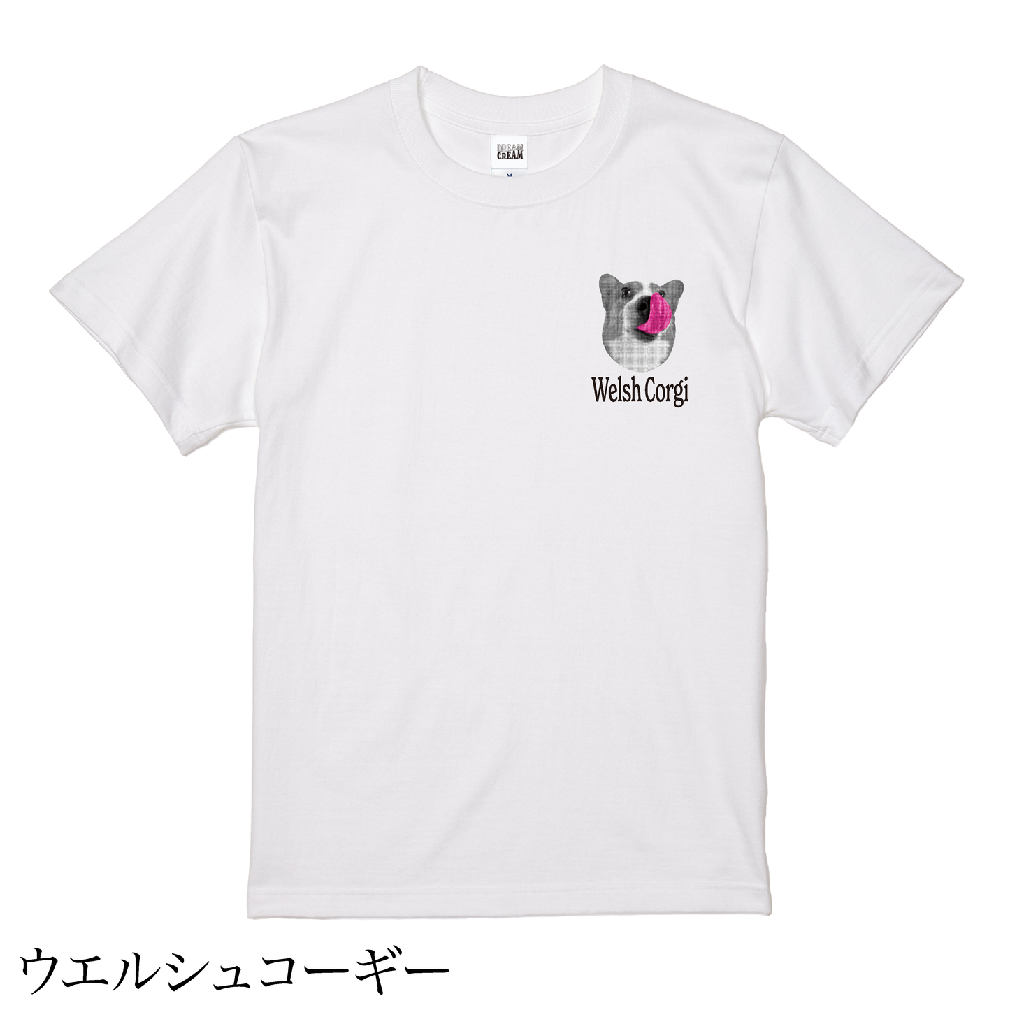 Tシャツ(半袖)"DOG/NEON"