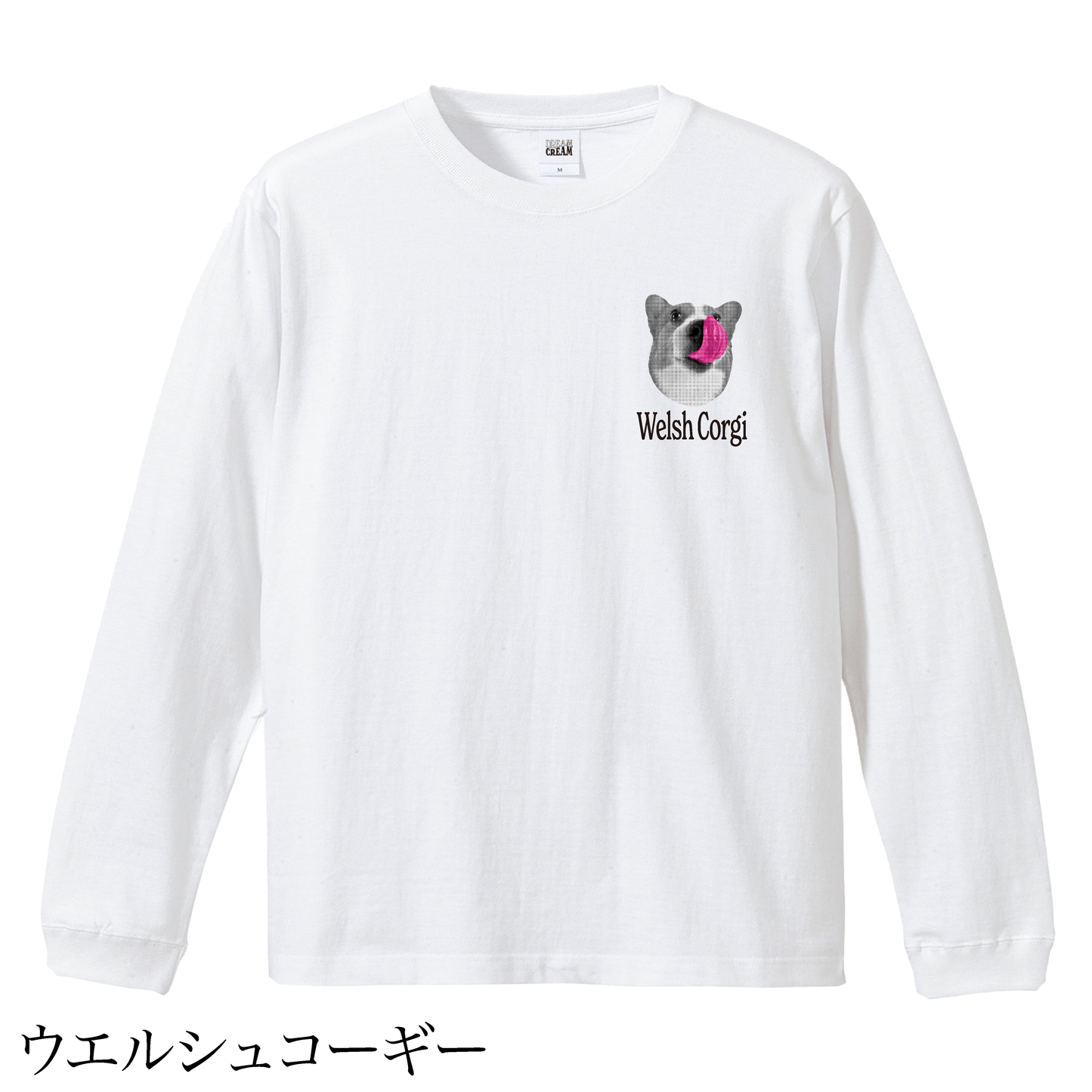 Tシャツ(長袖)"DOG/NEON"