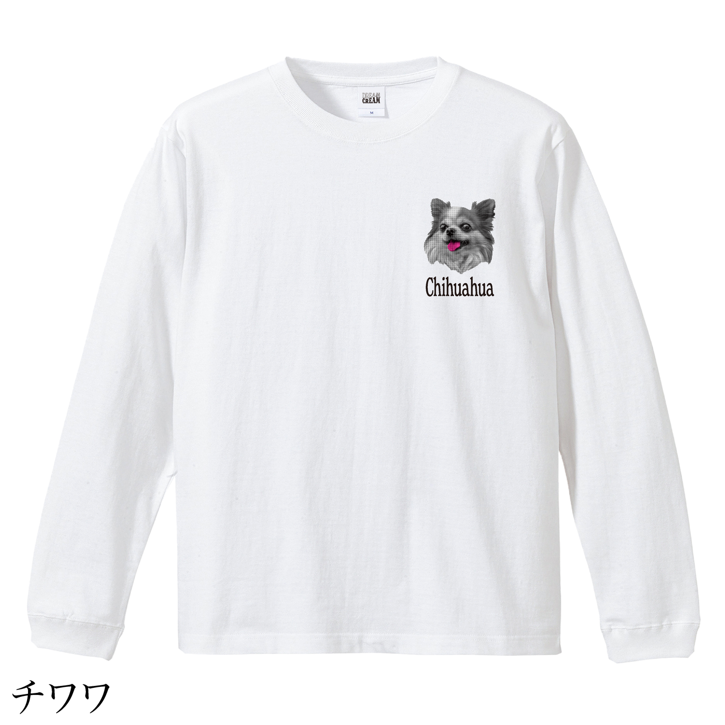 Tシャツ(長袖)"DOG/NEON"