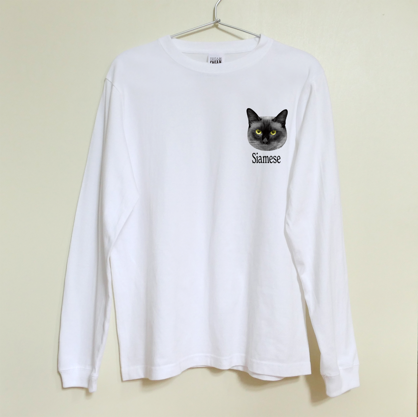 Tシャツ(長袖)"CAT/NEON"