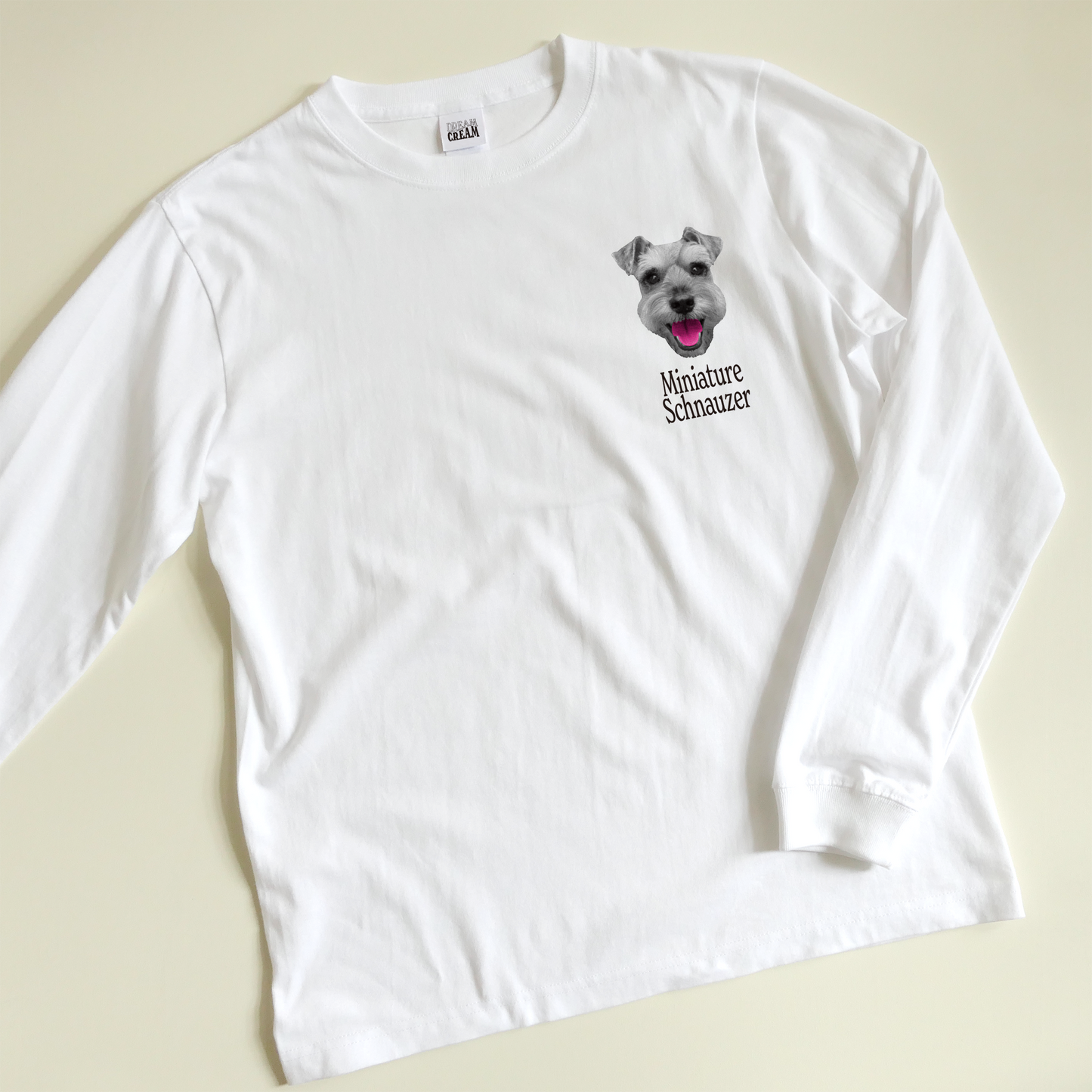 Tシャツ(長袖)"DOG/NEON"