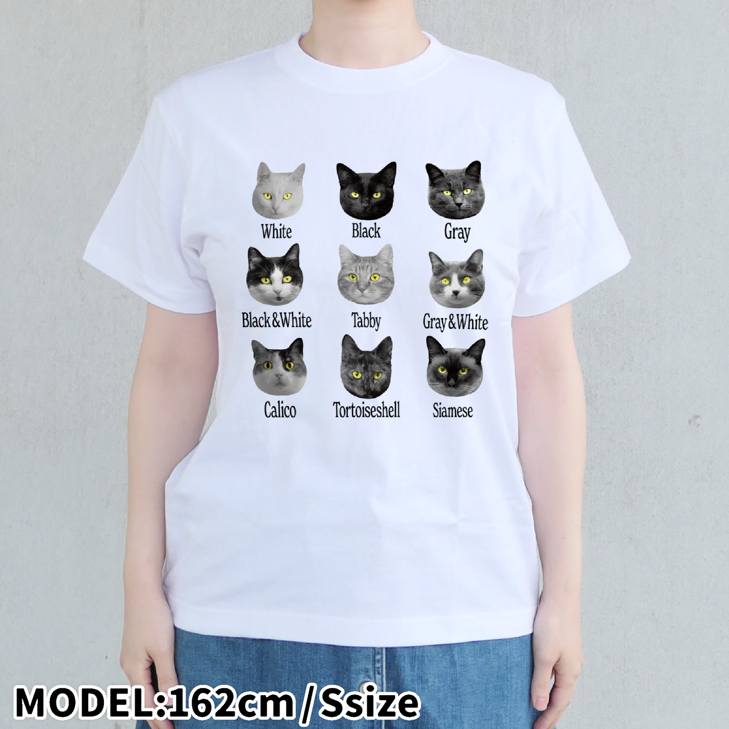 Tシャツ(半袖)"CAT/NEON assemble"