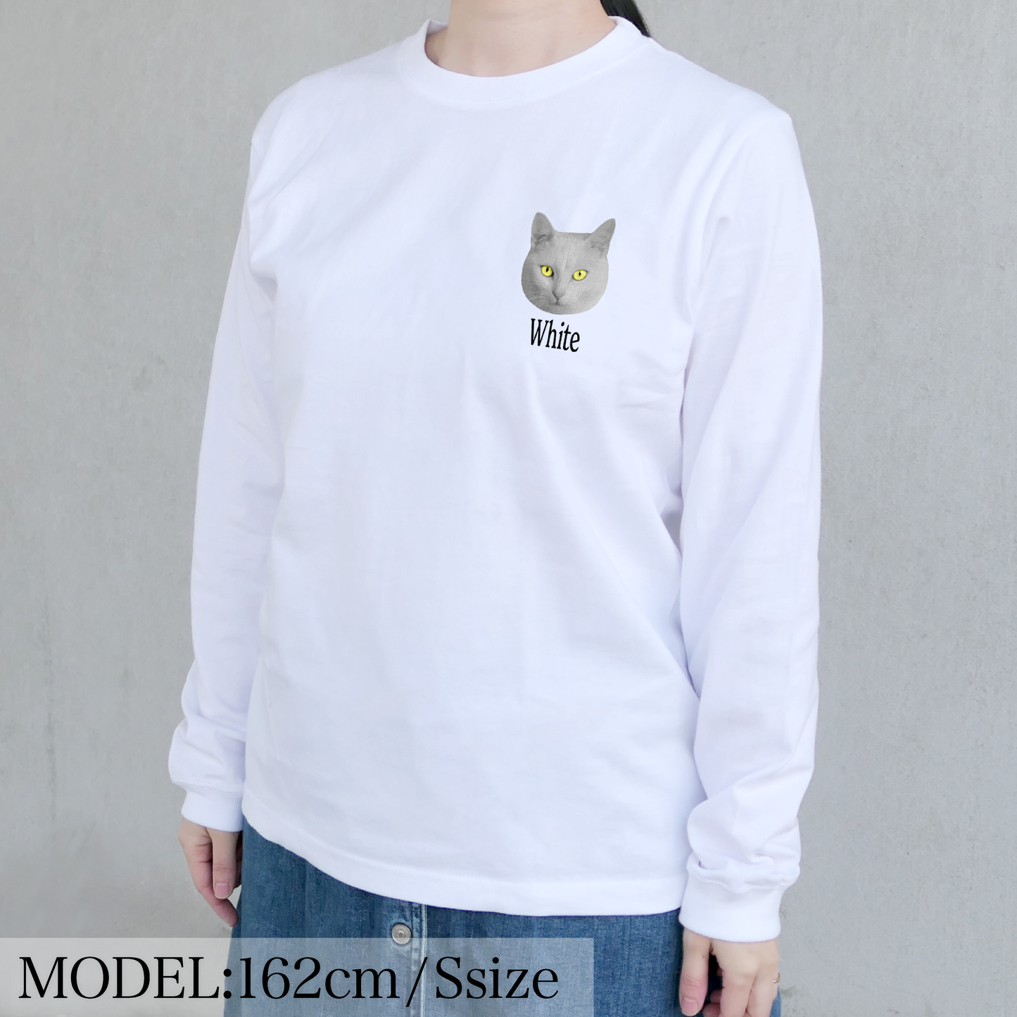 Tシャツ(長袖)"CAT/NEON"