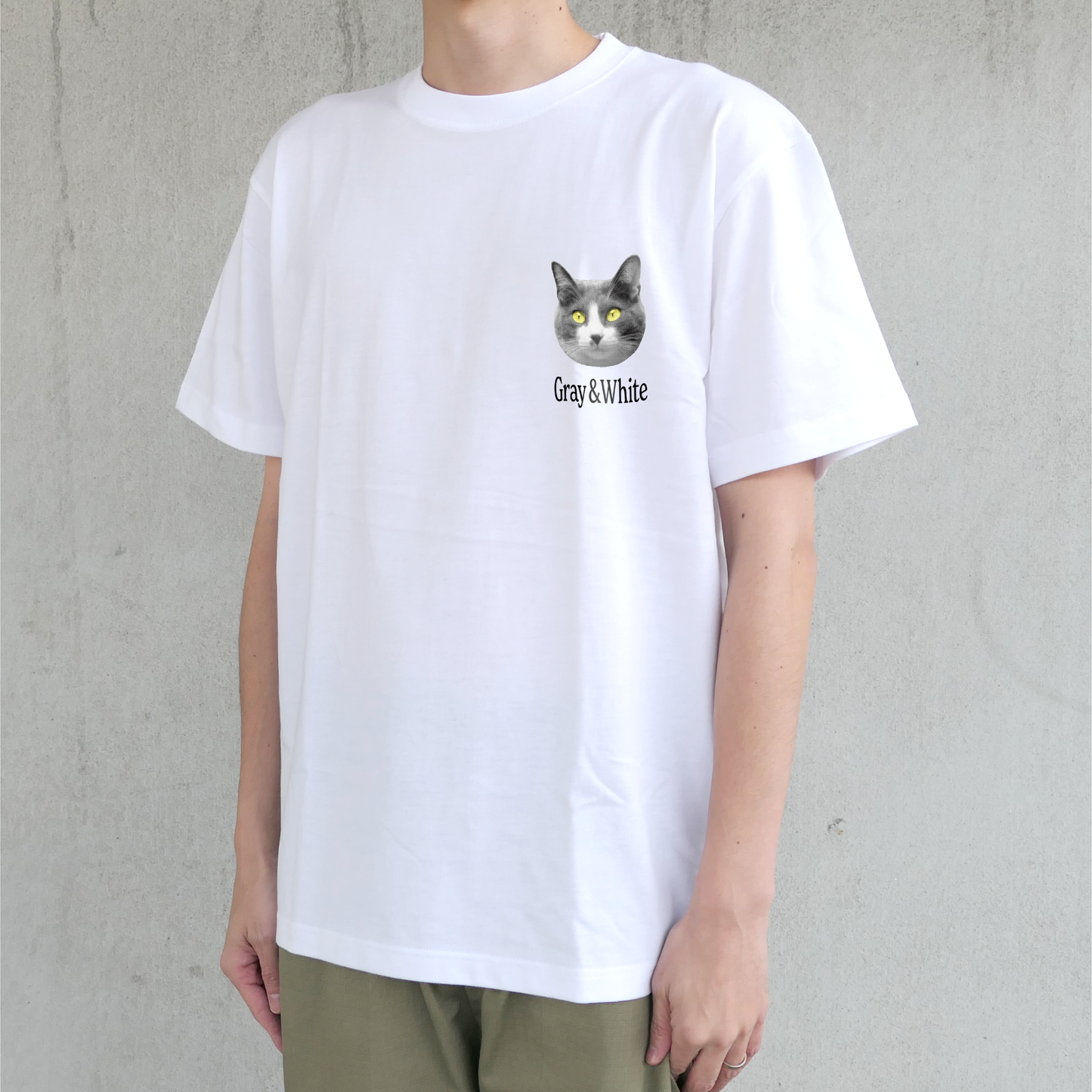 Tシャツ(半袖)"CAT/NEON"