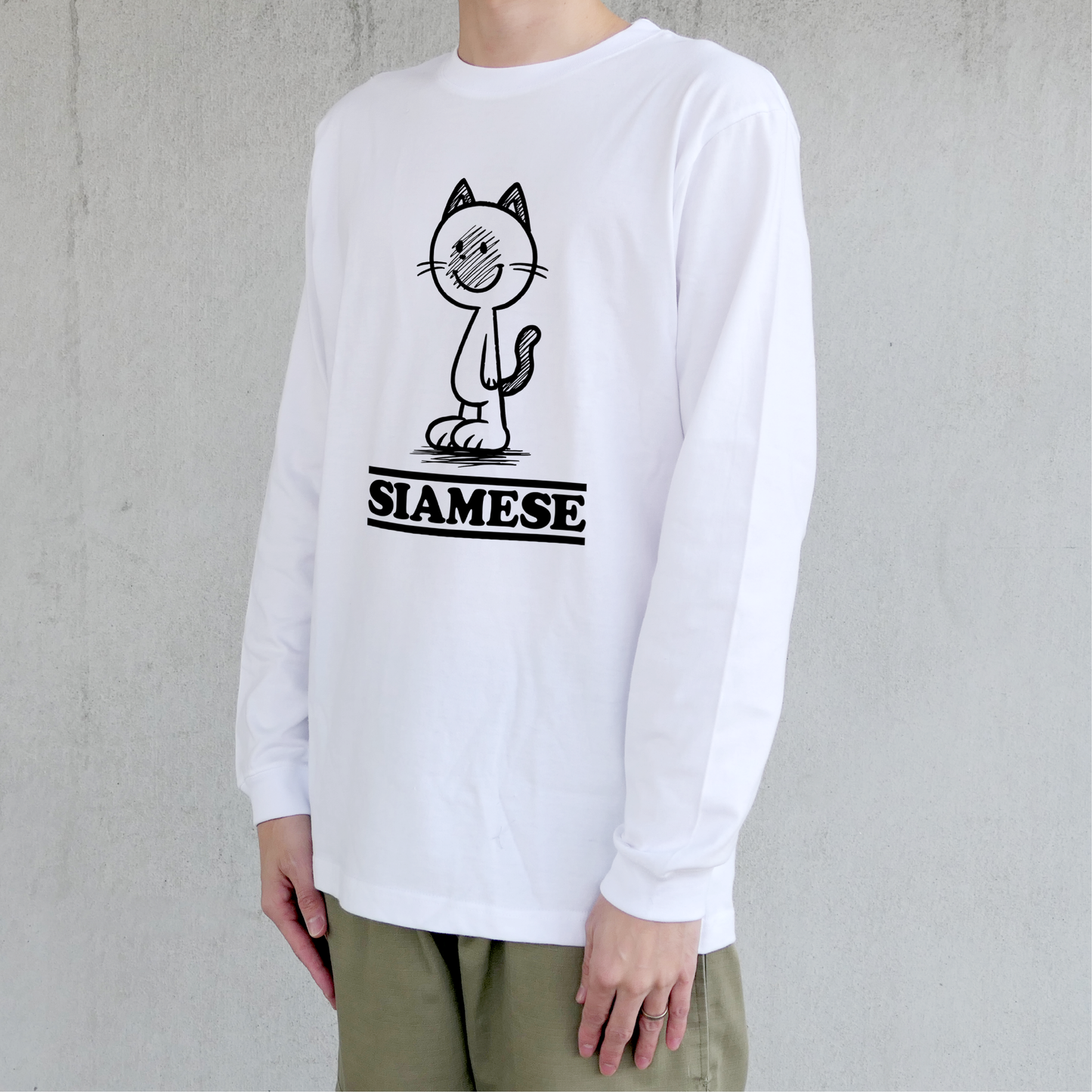 Tシャツ(長袖)"CAT/CNUTS”